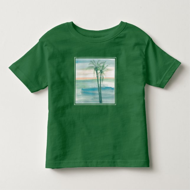 Peaceful Dusk Tropical Toddler T-shirt (Front)