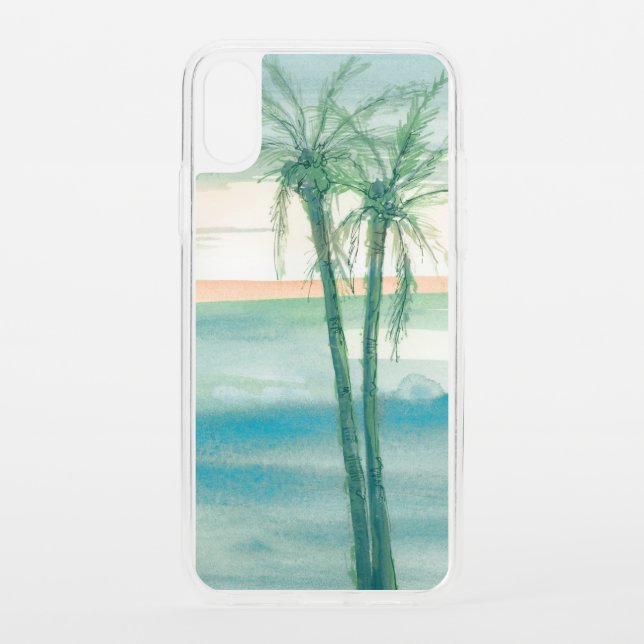 Peaceful Dusk Tropical Uncommon iPhone Case (Back)