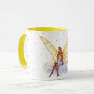 Peaceful elegant fairy glow sky airy and light mug