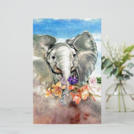 Peaceful Elephant (Standing Front)