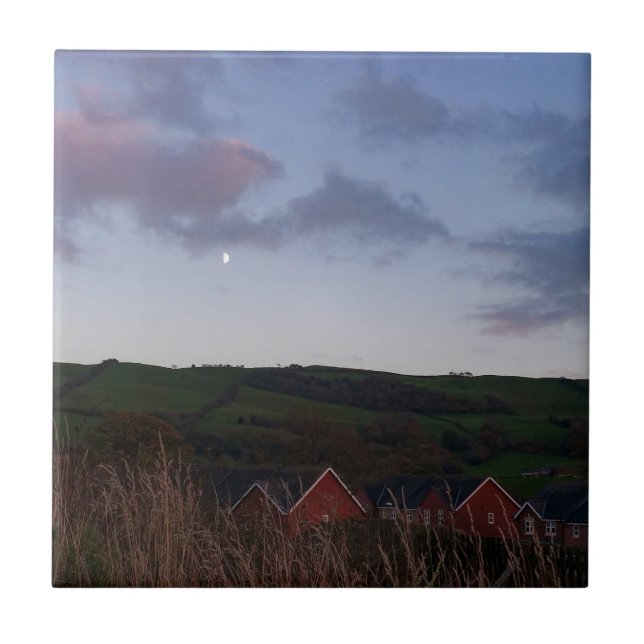 Peaceful Evening in Newtown Ceramic Tile (Front)