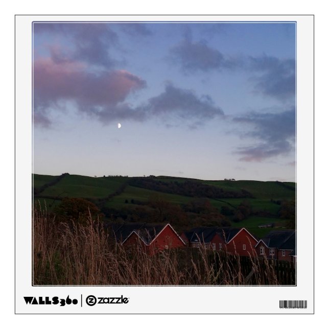 Peaceful Evening in Newtown Wall Decal (Front)