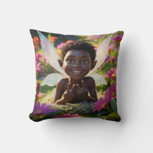 Peaceful Fairy  Throw Pillow