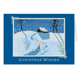 Peaceful Falling Snow Cards