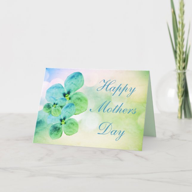 Peaceful Floral Mother's Day Card (Front)