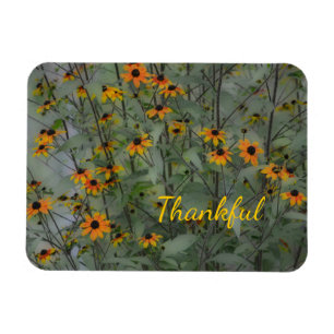 Peaceful Floral Thankful Magnet