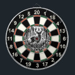 Peaceful Forest Deer Target Design Dart Board<br><div class="desc">A beautiful deer in the forest, centered within a bold target overlay.</div>