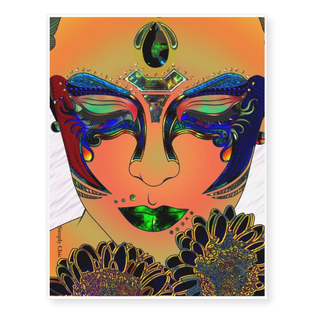 Peaceful Future Temporary Tattoos (Front)