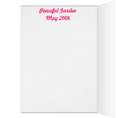 Peaceful Garden Cards (Inside (Left))