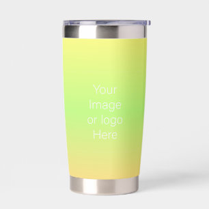 Peaceful Garden Gradient Personalize With Logo Insulated Tumbler