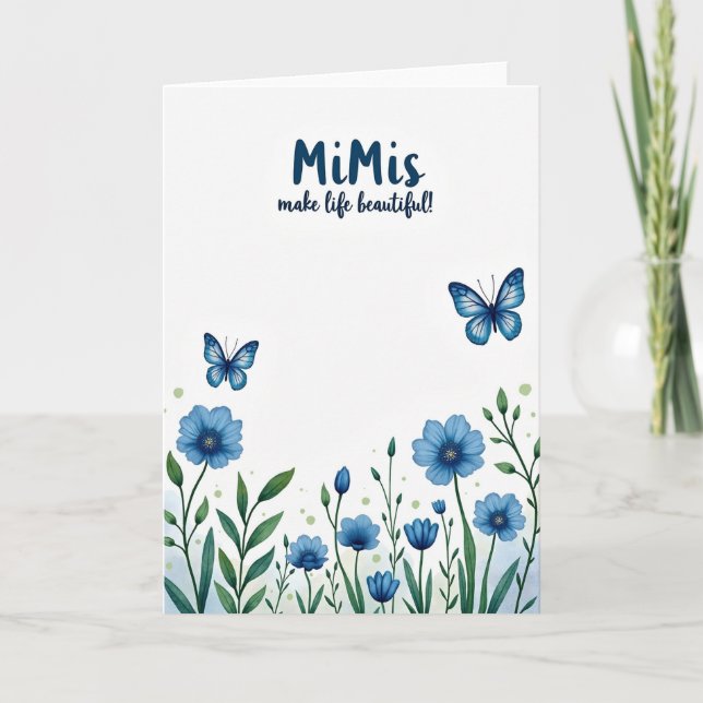 Peaceful Garden Mothers Day Card (Front)