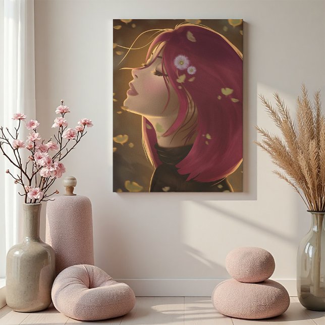 Peaceful Golden Glow Canvas Print (Creator Uploaded)