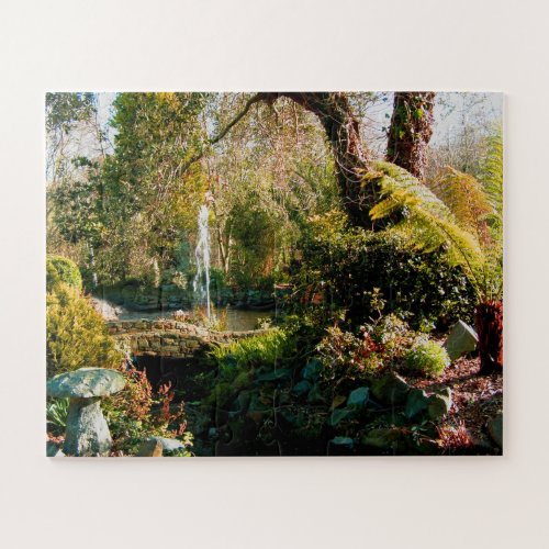 Peaceful Guernsey garden Jigsaw Puzzle