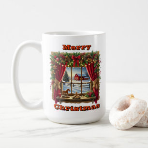 Peaceful Holiday Forest View Coffee Mug
