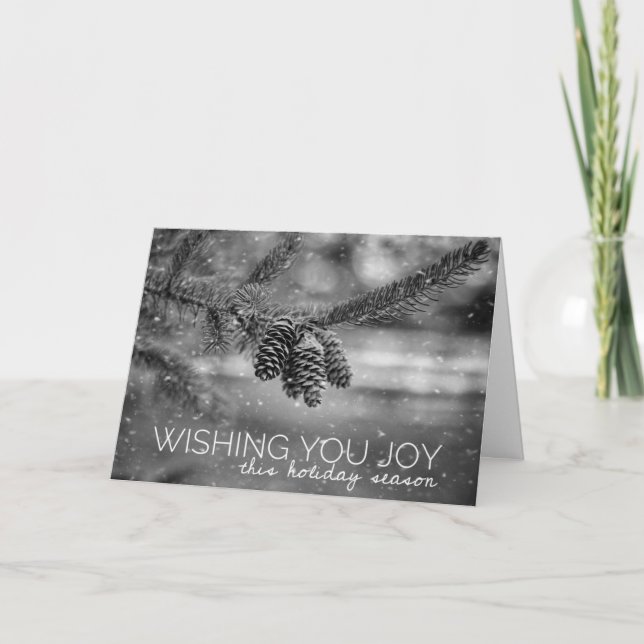 Peaceful Holiday Wishes Card (Front)