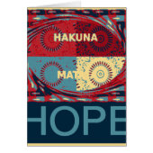 Peaceful Hope: A Calming Design Hakuna Matata (Front)