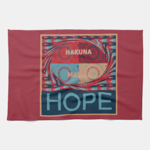 Peaceful Hope: A Calming Design Hakuna Matata Towel
