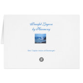 Peaceful Lagoon Cards (Back Horizontal)