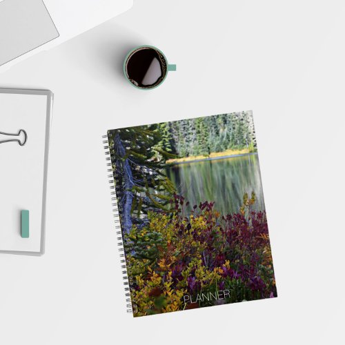 Peaceful Lake and Vibrant Fall Color Landscape Planner