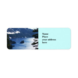 Peaceful Lake Return Address label
