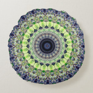 Peaceful Mandala Round Pillow