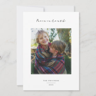 Peaceful Moments Holiday Photo Card