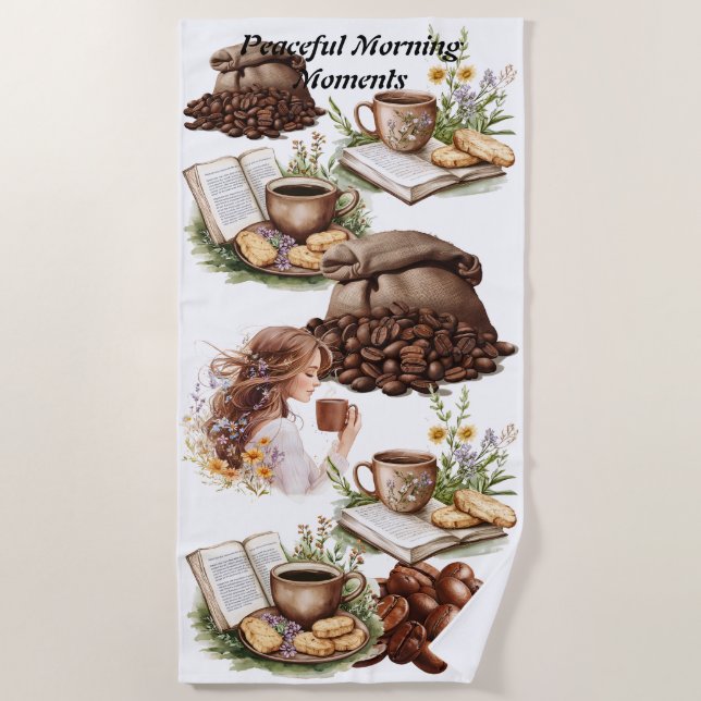 Peaceful Morning Moments Towel (Front)