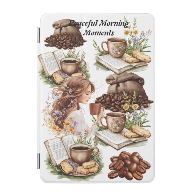 Peaceful Morning Moments Towel iPad Mini Cover (Front)