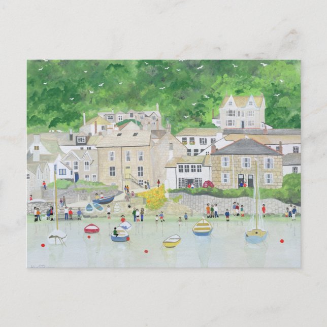 Peaceful Mousehole 1995 Postcard (Front)