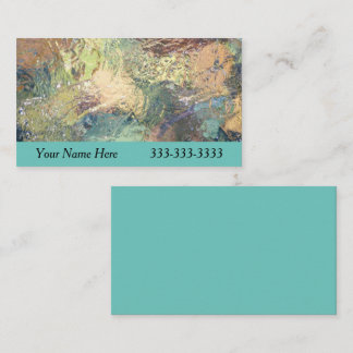 Peaceful Natural Earth Tones of Nature Tapestry Business Card