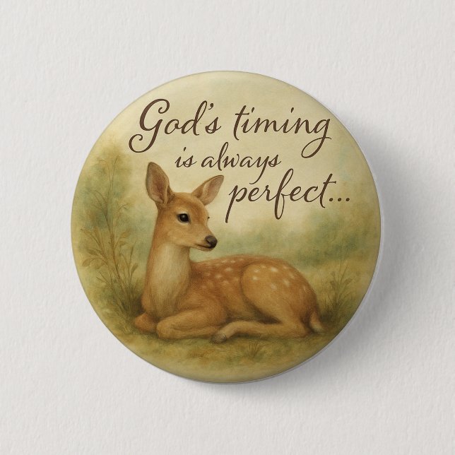 Peaceful Nature  Button Design... (Front)