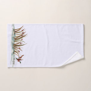 Peaceful Nature Mallard Duck Scene Hand Towel