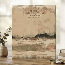 Peaceful Neutral Abstract Faith Quote
