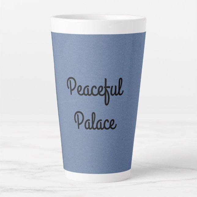 Peaceful Palace Latte Mug (Front)