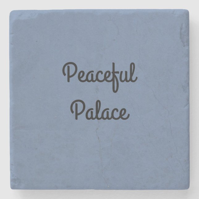 Peaceful Palace Stone Coaster (Front)