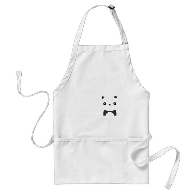 Peaceful Panda Adult Apron (Front)