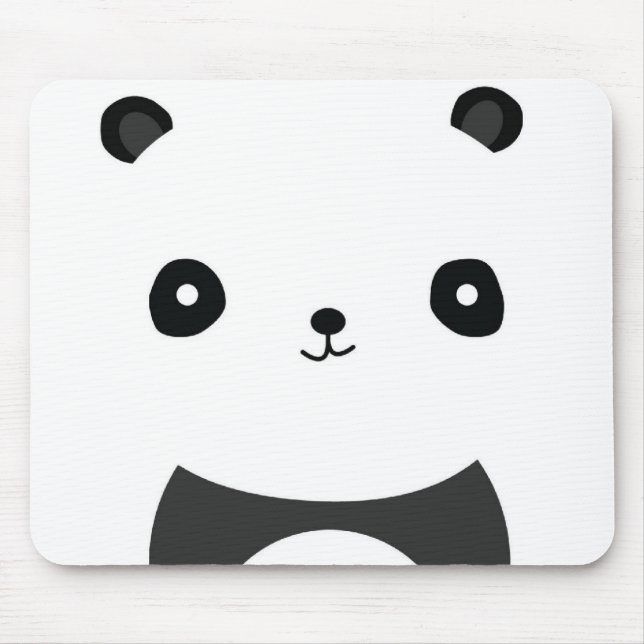 Peaceful Panda Mouse Pad (Front)