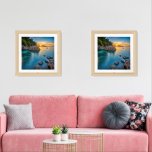 Peaceful paradise landscape wall art sets