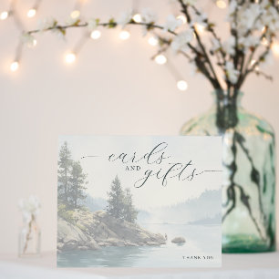 Peaceful Pastel Watercolor Landscape Foam Board