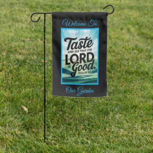 Peaceful Pastures With Jesus Christ  Garden Flag