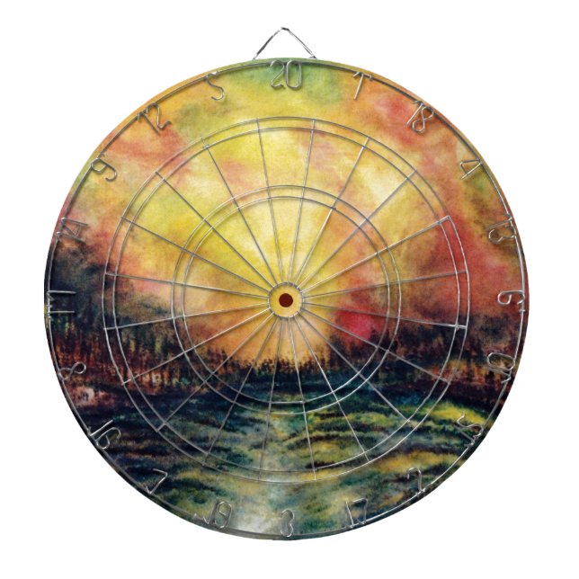 Peaceful Path Dart Board (Front)