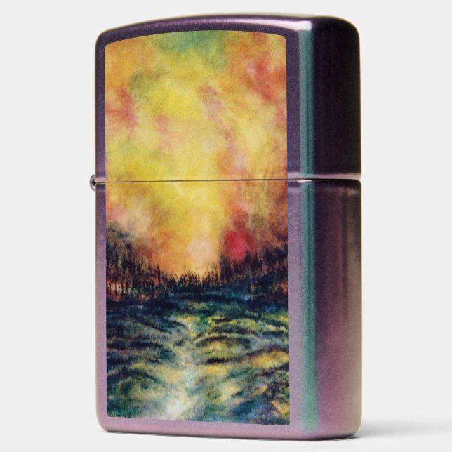 Peaceful Path Zippo Lighter (Left)