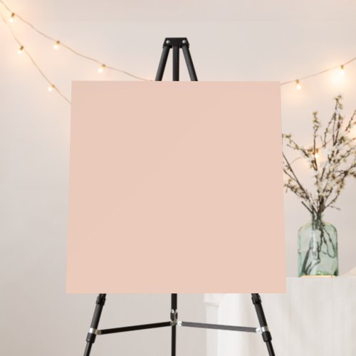 Peaceful Peach Solid Color Foam Board