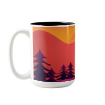 Peaceful Peaks at Sunse