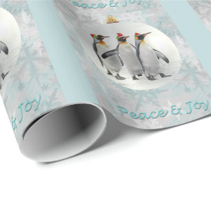 Peaceful Penguins Christmas Wrapping Paper