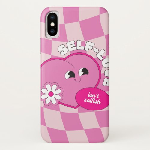Peaceful Pink Radiance  Self_Love  Hippie Happine iPhone XS Case
