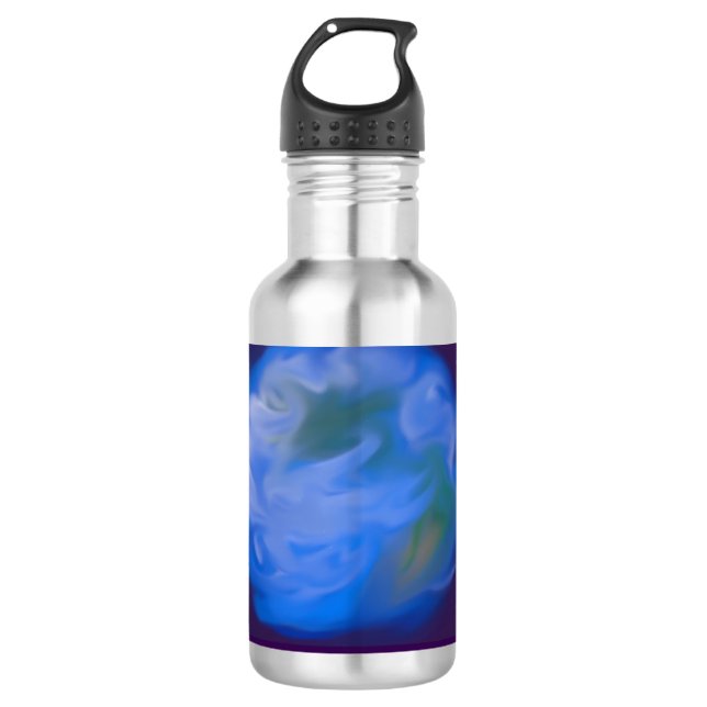 Peaceful planet Water bottle (Front)