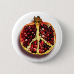 Peaceful Pomegranate Button