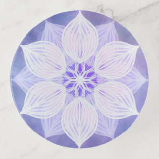 "Peaceful Presence" Round Trinket Tray