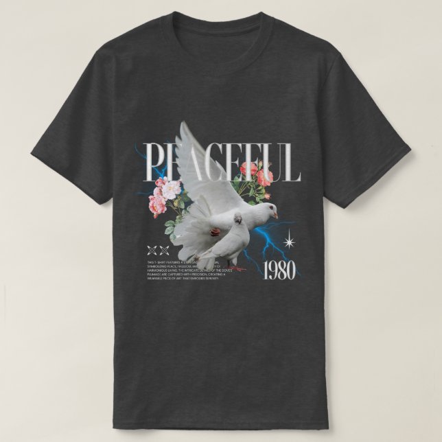 Peaceful Print T-Shirt (Design Front)